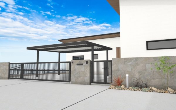 施工事例　門柱編